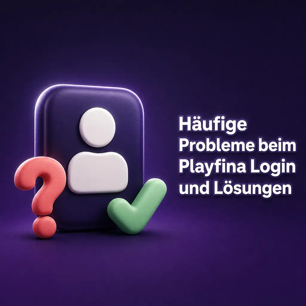 Tabelle mit häufigen Problemen und Lösungen beim Playfina Login, z. B. Passwort vergessen oder Konto gesperrt.